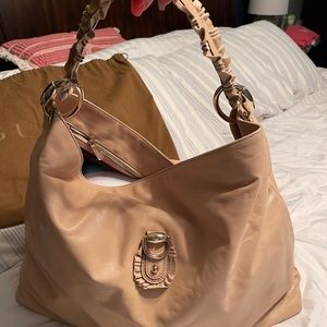 Gucci cream hobo bag